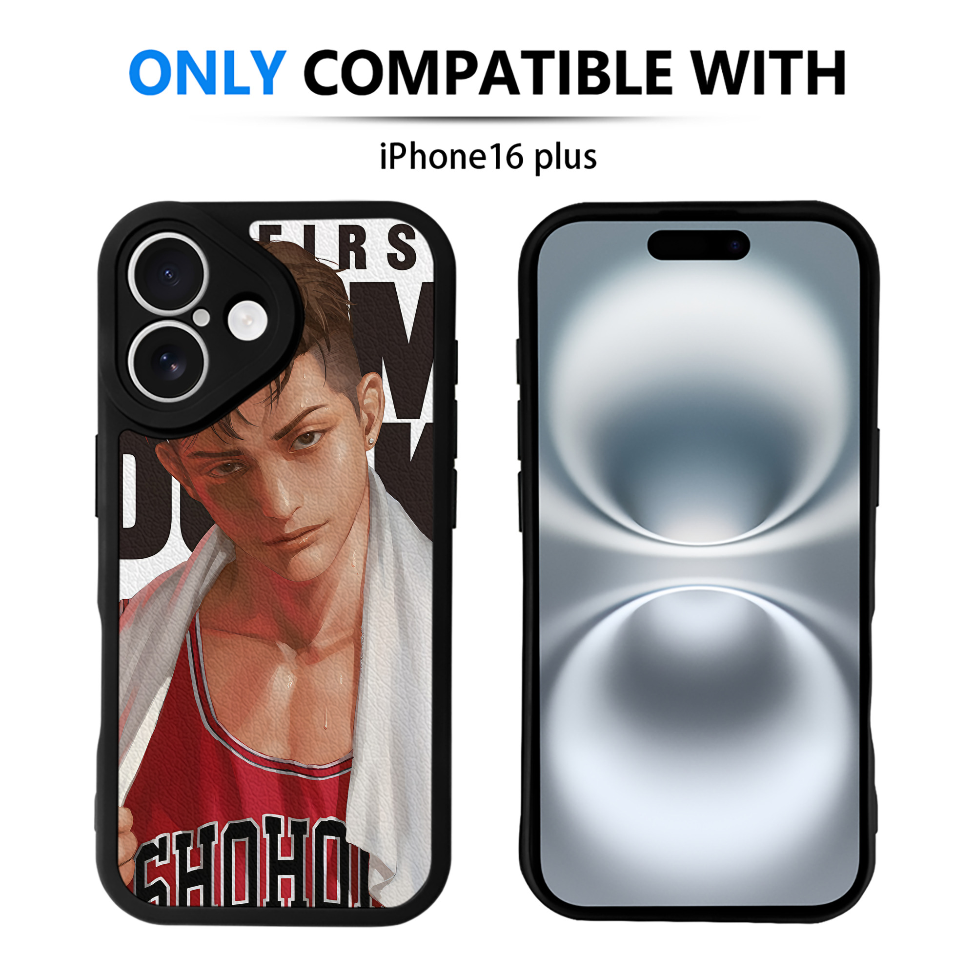 （画像用） SLAM DUNK／スラムダンク 【iPhone 16シリーズ対応】シリコンスマホケース（レザー調） 材質：シリコン